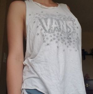 White Vans tank top